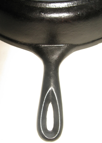 Skillet Handle Bottom View